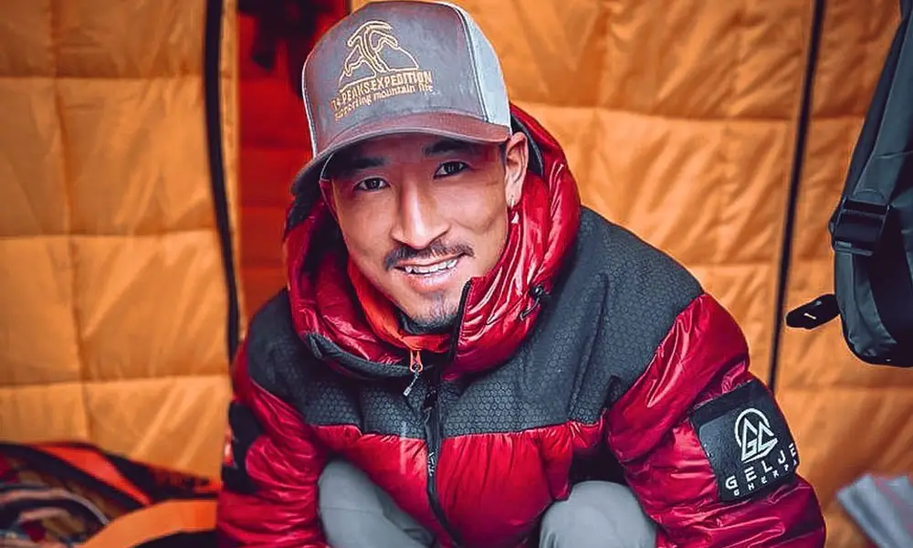 Nepali mountaineer Gelje Sherpa on his way to make history