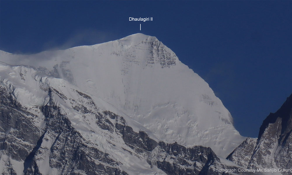 Dhaulagiri II of dhaulagiri mountain range
