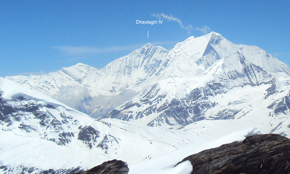 Dhaulagiri IV of dhaulagiri mountain range 