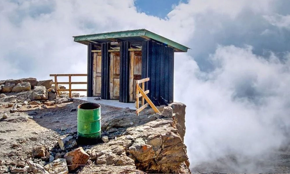 Mt. Kilimanjaro expedition bathrooms and toilets