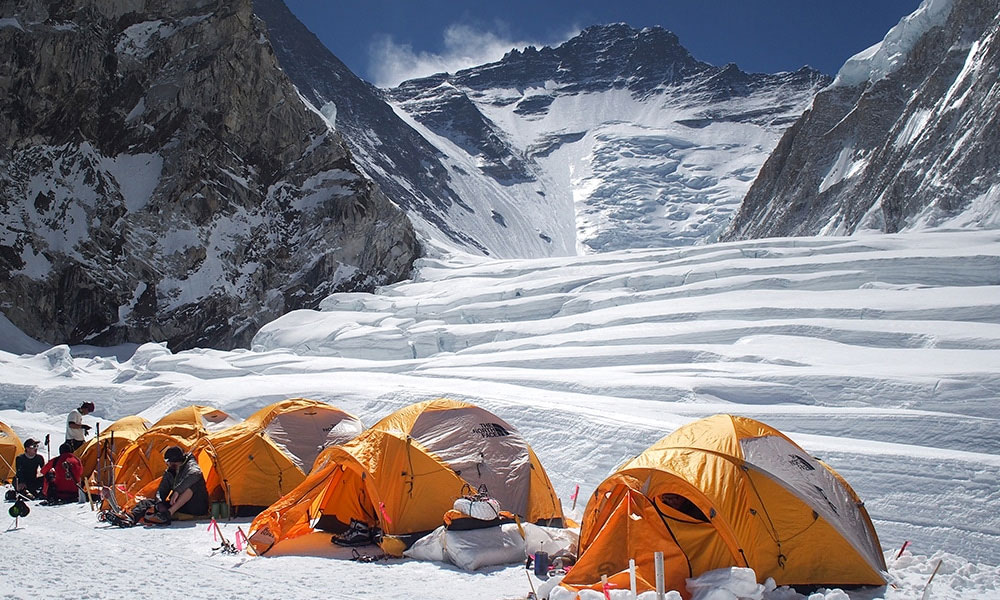 Camp 2 on Mount Everest
