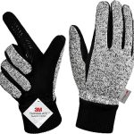  MOREOK Winter Gloves -10°F 3M Thinsulate Warm Gloves Bike Gloves Cycling Gloves for Driving/Cycling/Running/Hiking