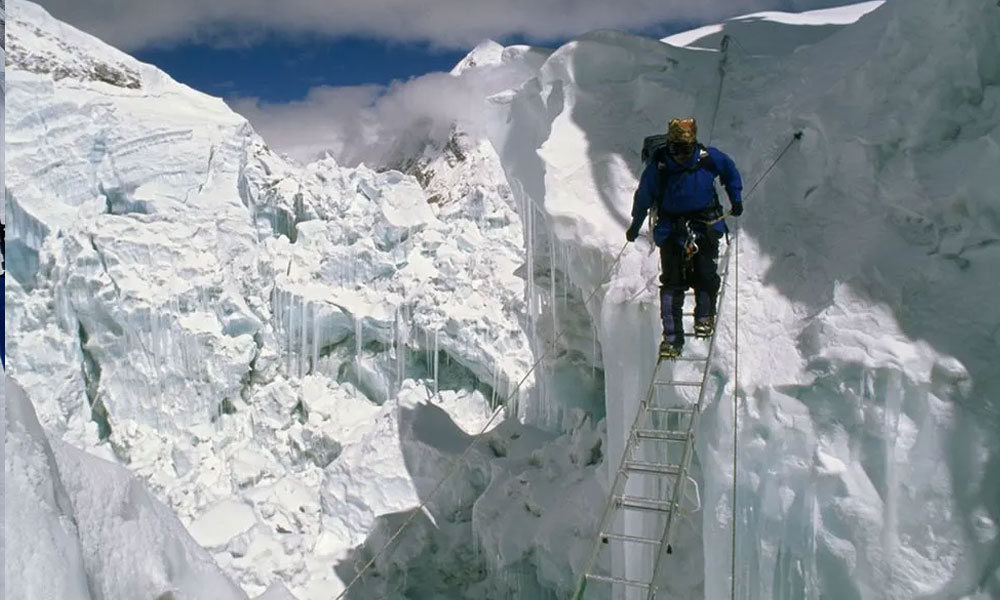 What are the dangers featured by the Khumbu Icefall