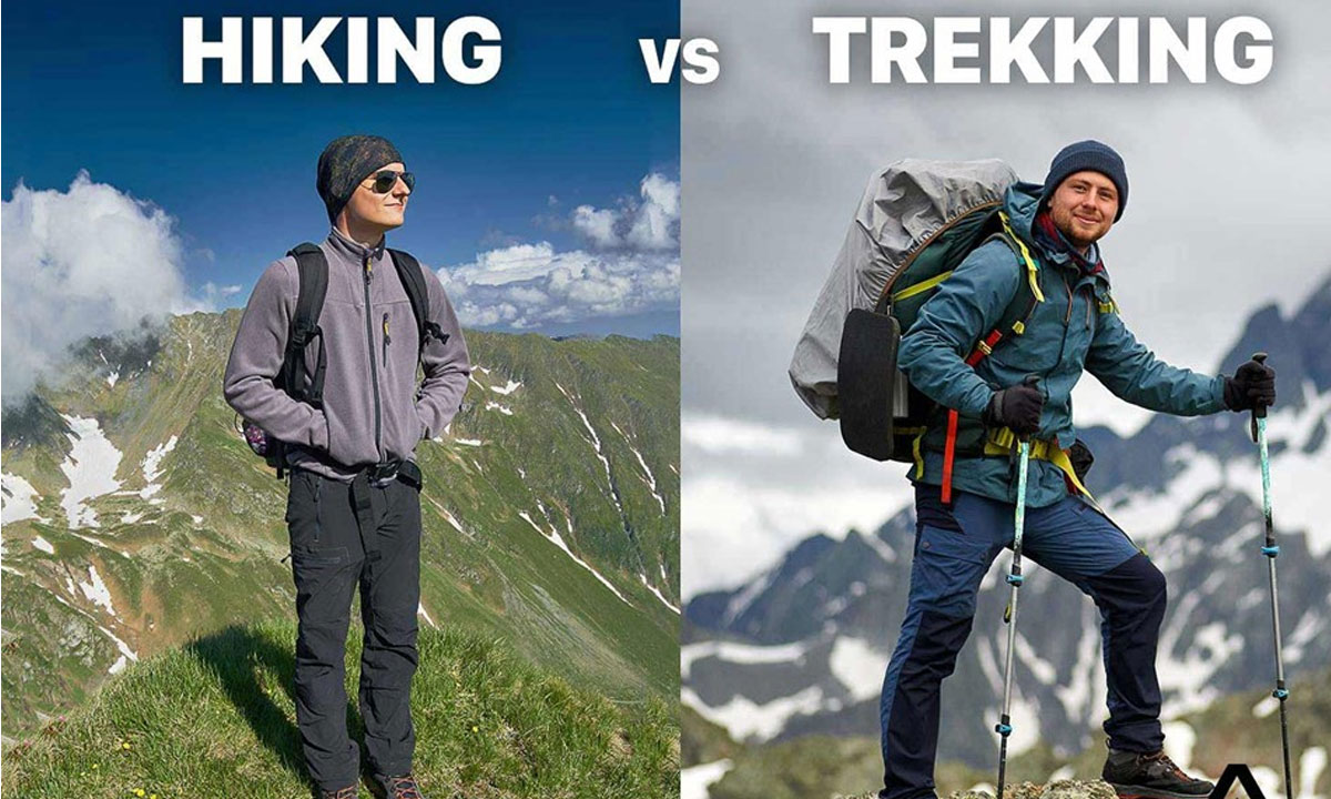 What is the difference between hiking and trekking backpacks
