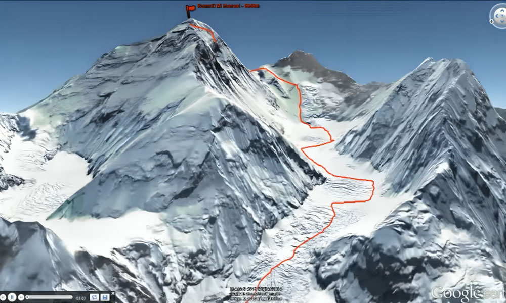Mt. Everest Southeast Ridge Route