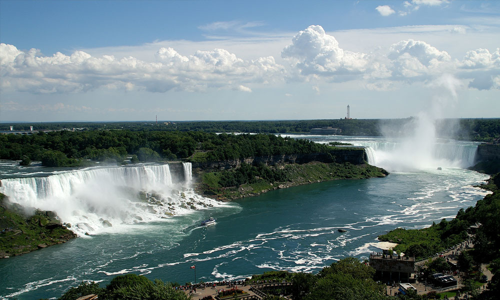 Serene Waterfalls in America - Niagara Falls