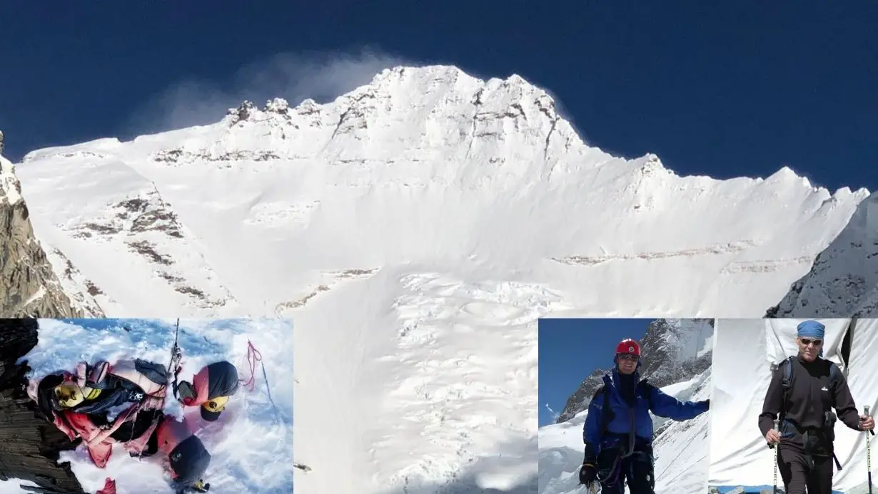 Milan Sedlacek Dead Mountaineer Still Connected To Belay System Below Lhotse