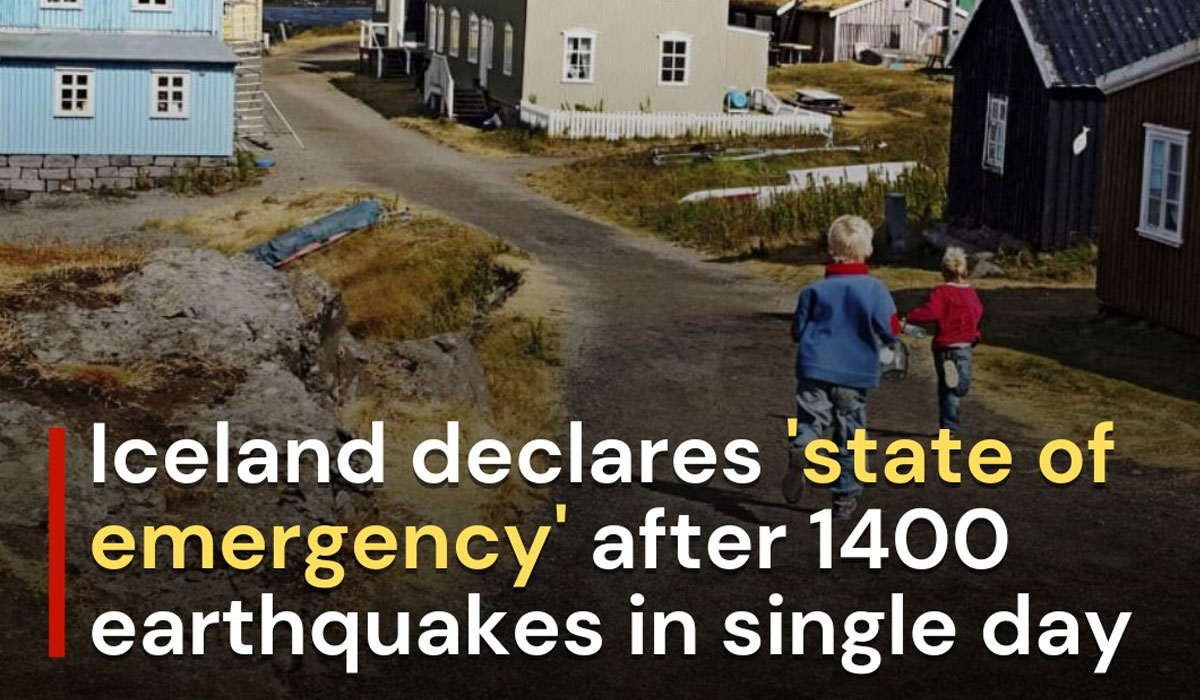 Earthquake in Iceland today