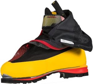 La Sportiva Men's G5 EVO Mountaineering Boot, Black/Yellow, 46 (12.5 US)
