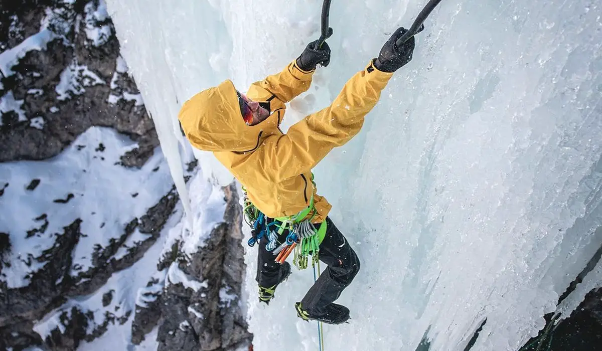 What kind of boots should you wear while ice climbing